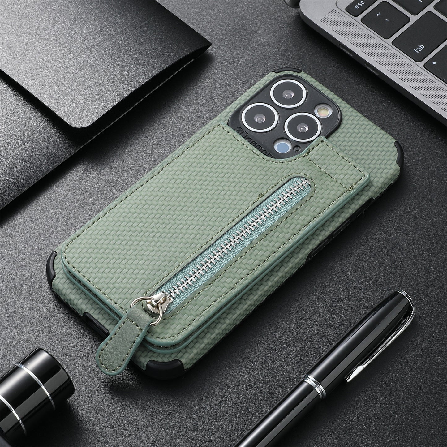 Apple Wallet | Bracket | Zipper Bag | Card Holder Jacket