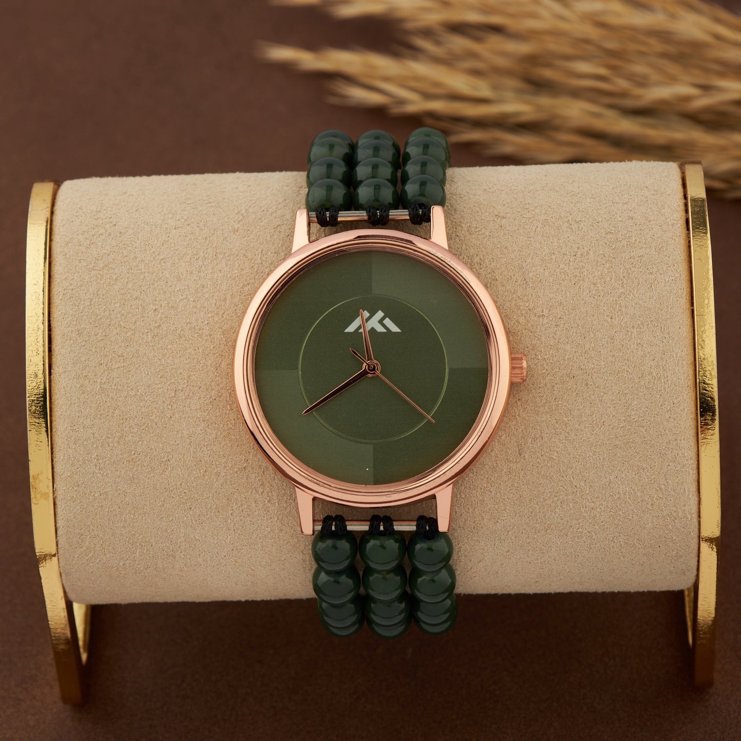 Women's Casual Analog Watch with Rose Gold Case β Rugged & Bold Look