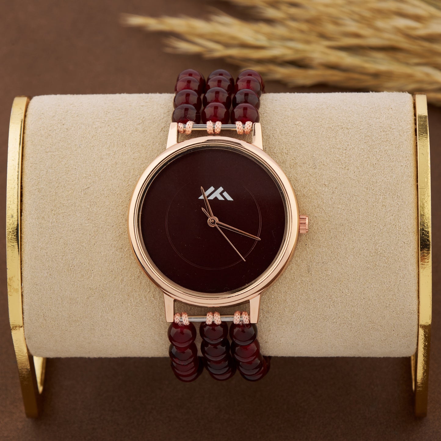 Women's Casual Analog Watch with Rose Gold Case β Rugged & Bold Look