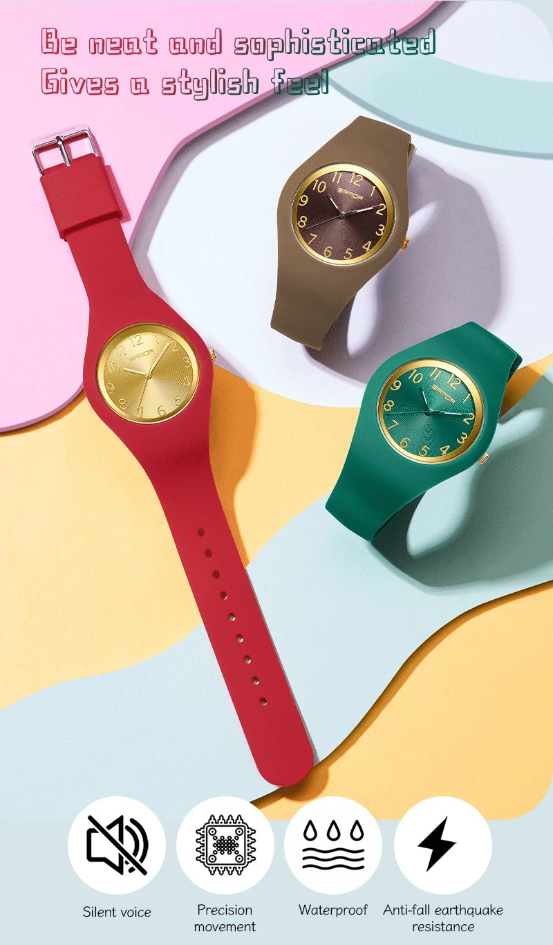 Fashion Ultra-thin Women's Watches, Luxury Brand Designer Quartz Watch For Woman,Simple Elegant Lady Analog Teenagers Wristwatch