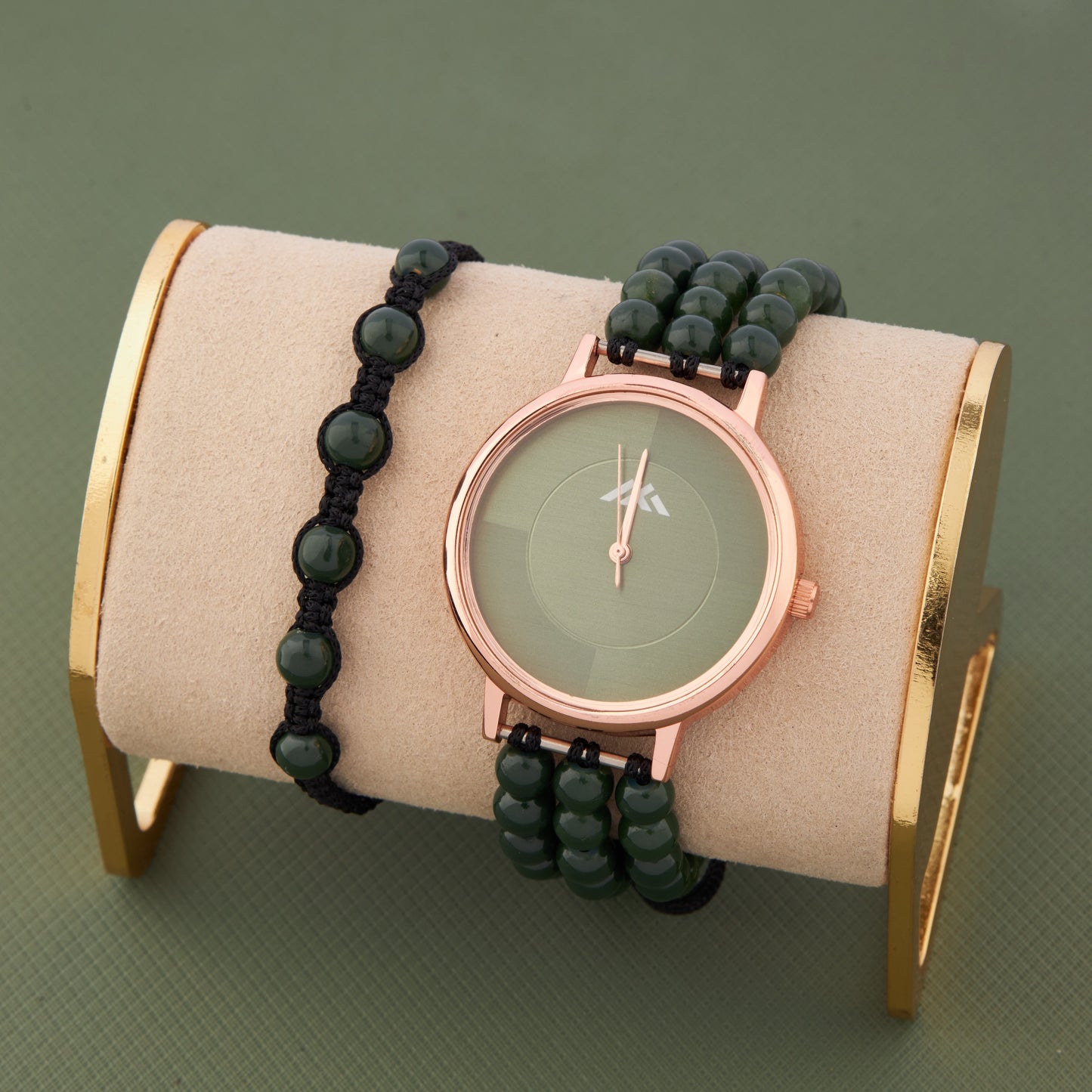 Women's Casual Analog Watch with Rose Gold Case – Rugged & Bold Look
