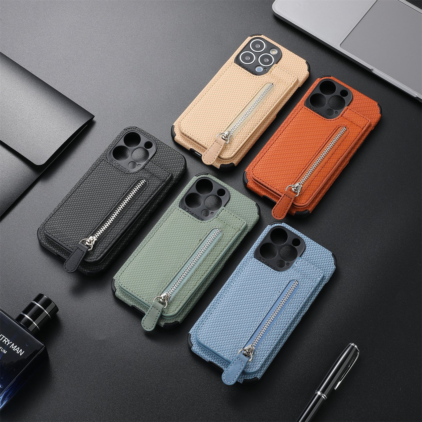Apple Wallet | Bracket | Zipper Bag | Card Holder Jacket